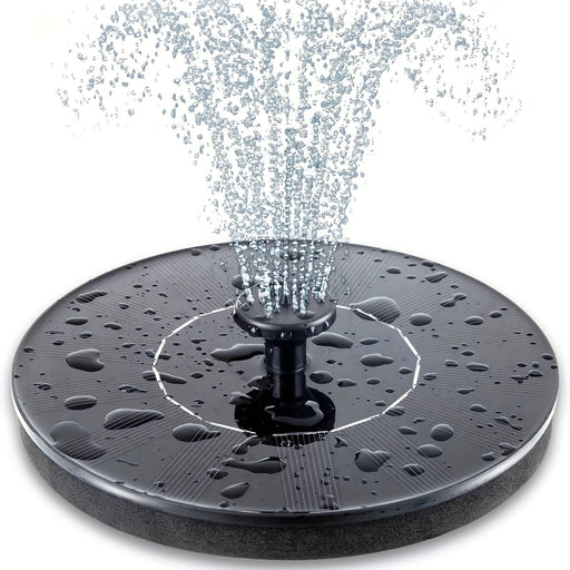 Solar Bird Bath Fountain Pump Upgrade Fountain With 4 Nozzle Free Standing Powered Water For Bird Bath Garden Pond Pool Outdoor - Bivakshop
