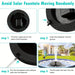 Solar Bird Bath Fountain Pump Upgrade Fountain With 4 Nozzle Free Standing Powered Water For Bird Bath Garden Pond Pool Outdoor - Bivakshop