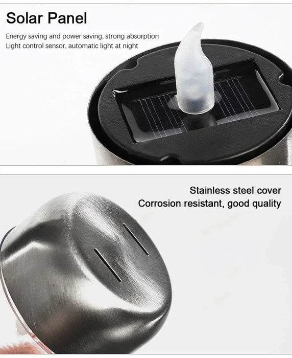 Solar LED kaarslamp – waterdicht – oplaadbaar - Bivakshop