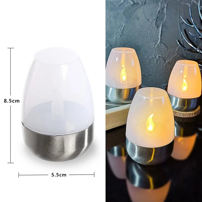Solar LED kaarslamp – waterdicht – oplaadbaar - Bivakshop