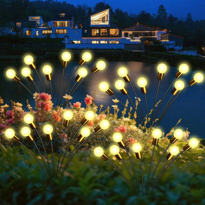 Solar tuinlamp – LED vuurvlieg – Windgedreven grondlamp - Bivakshop