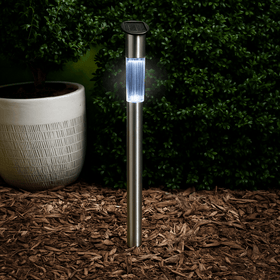 Bespaar 27% Grundig – Solar Prikspot – 70 cm RVS Tuinverlichting
