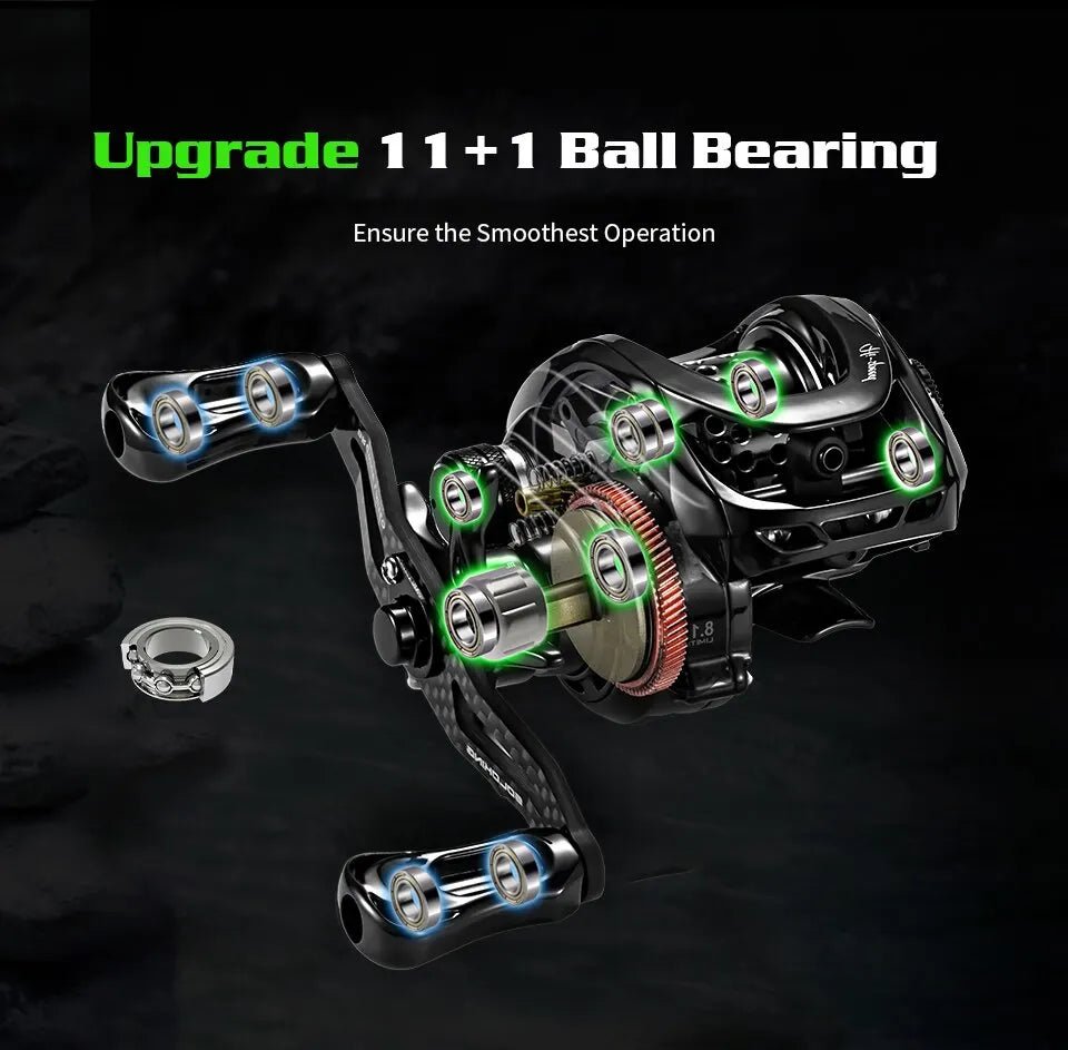 SOLOKING BMC100 molen BFS reel - Snelle visserij met clicker geluid - Bivakshop