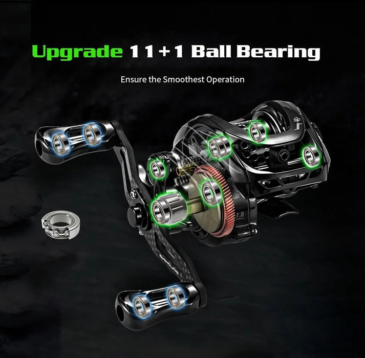 SOLOKING BMC100 molen BFS reel - Snelle visserij met clicker geluid - Bivakshop