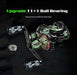 SOLOKING BMC100 molen BFS reel - Snelle visserij met clicker geluid - Bivakshop