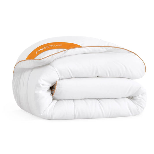 SONGMICS HOME microvezel bedsprei - 100% microvezel vulling - 300 GSM deken met 8 lussen - Bivakshop