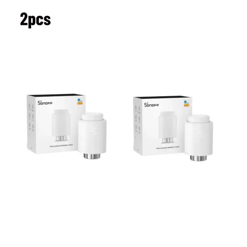 SONOFF Zigbee Thermostatische Radiatorknop - Slimme temperatuurregeling - Compatibel met Alexa en eWeLink - Bivakshop