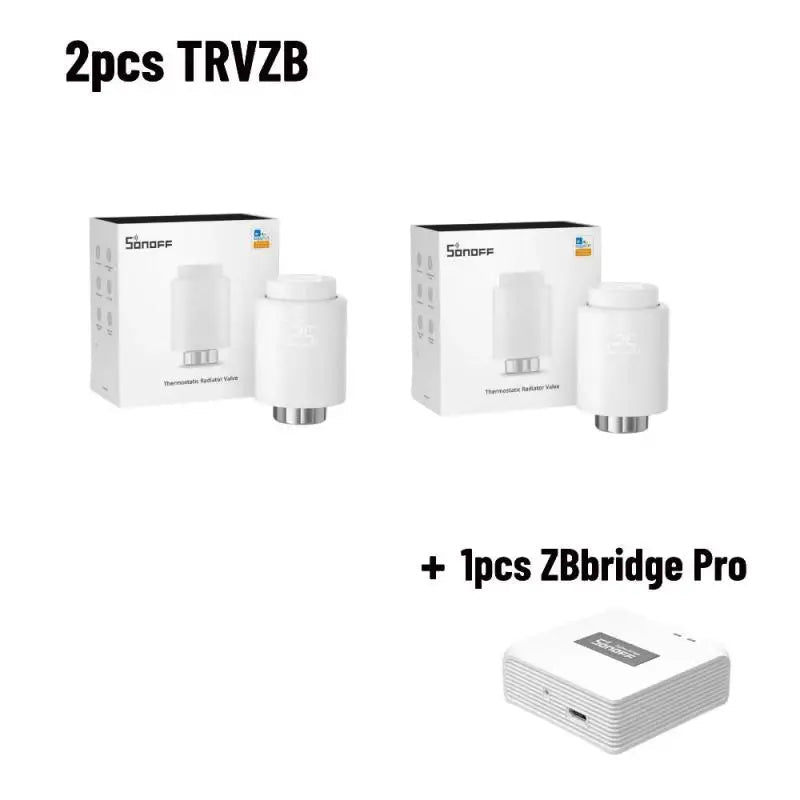 SONOFF Zigbee Thermostatische Radiatorknop - Slimme temperatuurregeling - Compatibel met Alexa en eWeLink - Bivakshop