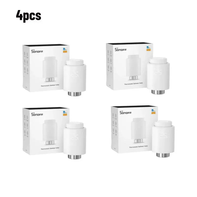 SONOFF Zigbee Thermostatische Radiatorknop - Slimme temperatuurregeling - Compatibel met Alexa en eWeLink - Bivakshop