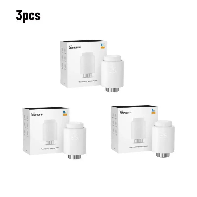 SONOFF Zigbee Thermostatische Radiatorknop - Slimme temperatuurregeling - Compatibel met Alexa en eWeLink - Bivakshop