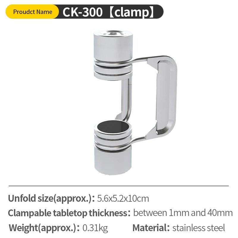 Soomloom Outdoor IGT Tafel Accessoires – Draagbaar & uitbreidbaar tafelframe – RVS camping lichtstandaard - Bivakshop