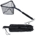 Sougayilang 65 - 112cm Folding Fishing Brail Net Telescopic Fishing Landing Net Scoop Net - Bivakshop
