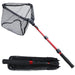 Sougayilang 65 - 112cm Folding Fishing Brail Net Telescopic Fishing Landing Net Scoop Net - Bivakshop