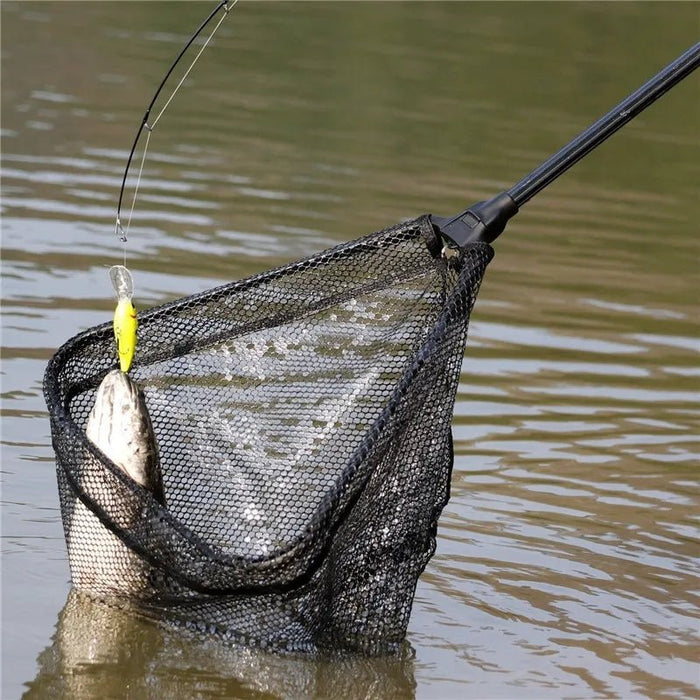Sougayilang 65 - 112cm Folding Fishing Brail Net Telescopic Fishing Landing Net Scoop Net - Bivakshop