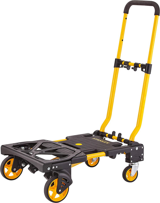 Stanley - 2 - in - 1 Hand Platform Truck – 137 kg – Steekwagen & Platformwagen – Robuust - Bivakshop