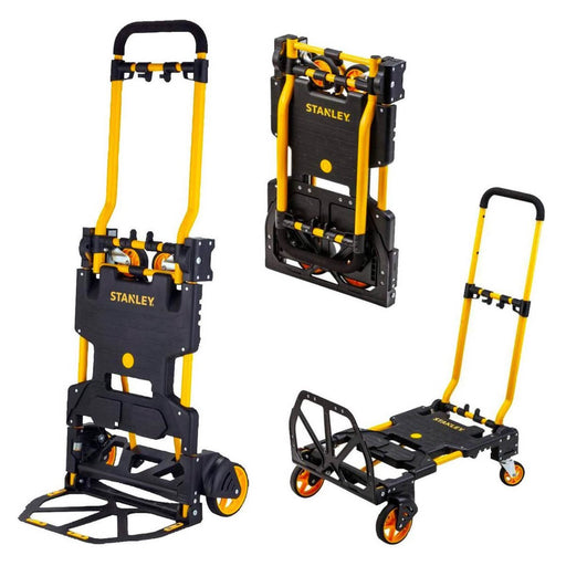 Stanley - 2 - in - 1 Hand Platform Truck – 137 kg – Steekwagen & Platformwagen – Robuust - Bivakshop