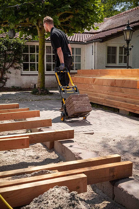 Stanley - 2 - in - 1 Hand Platform Truck – 137 kg – Steekwagen & Platformwagen – Robuust - Bivakshop