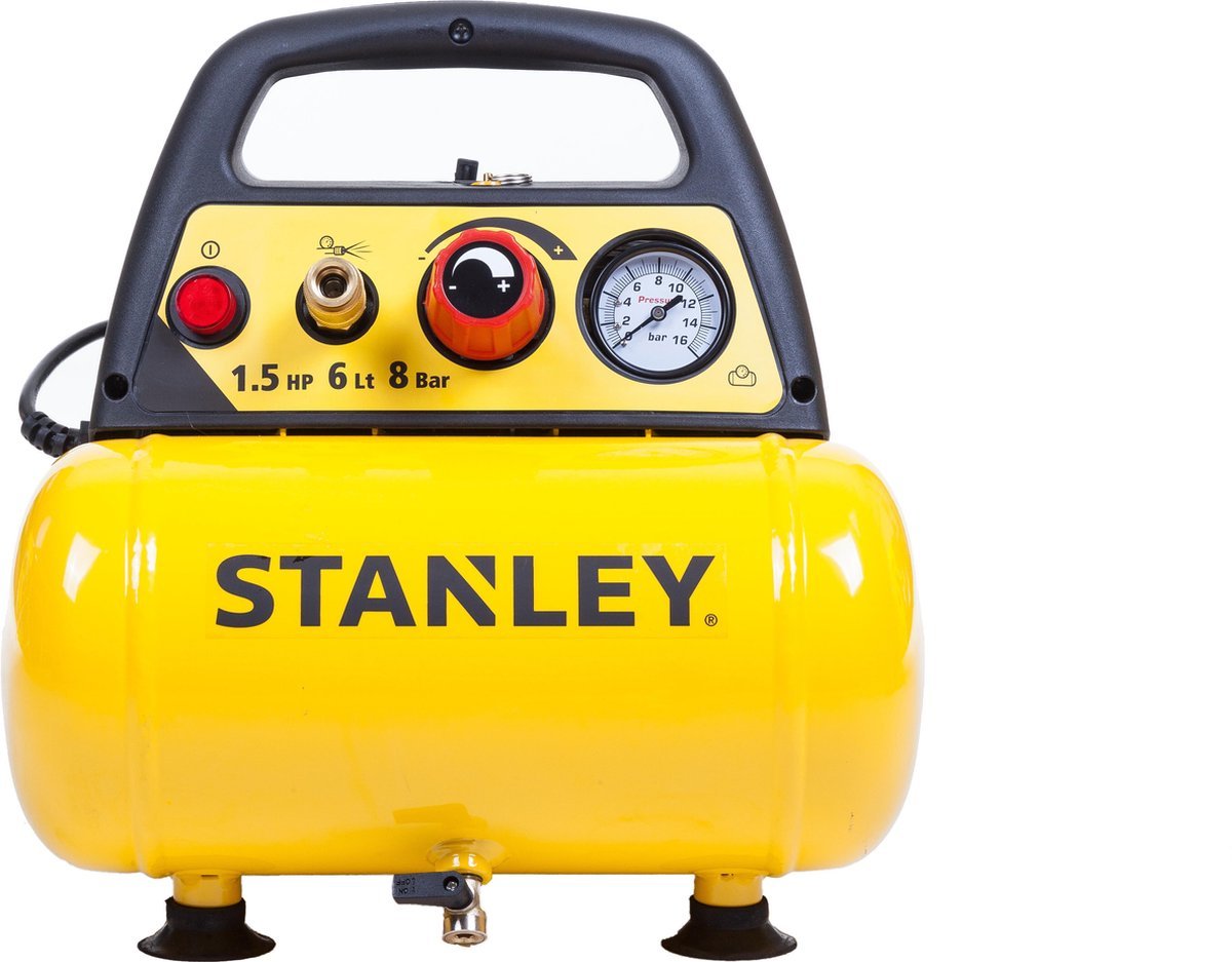 Stanley compressor DN200/8/6 - Krachtige draagbare luchtcompressor - Bivakshop