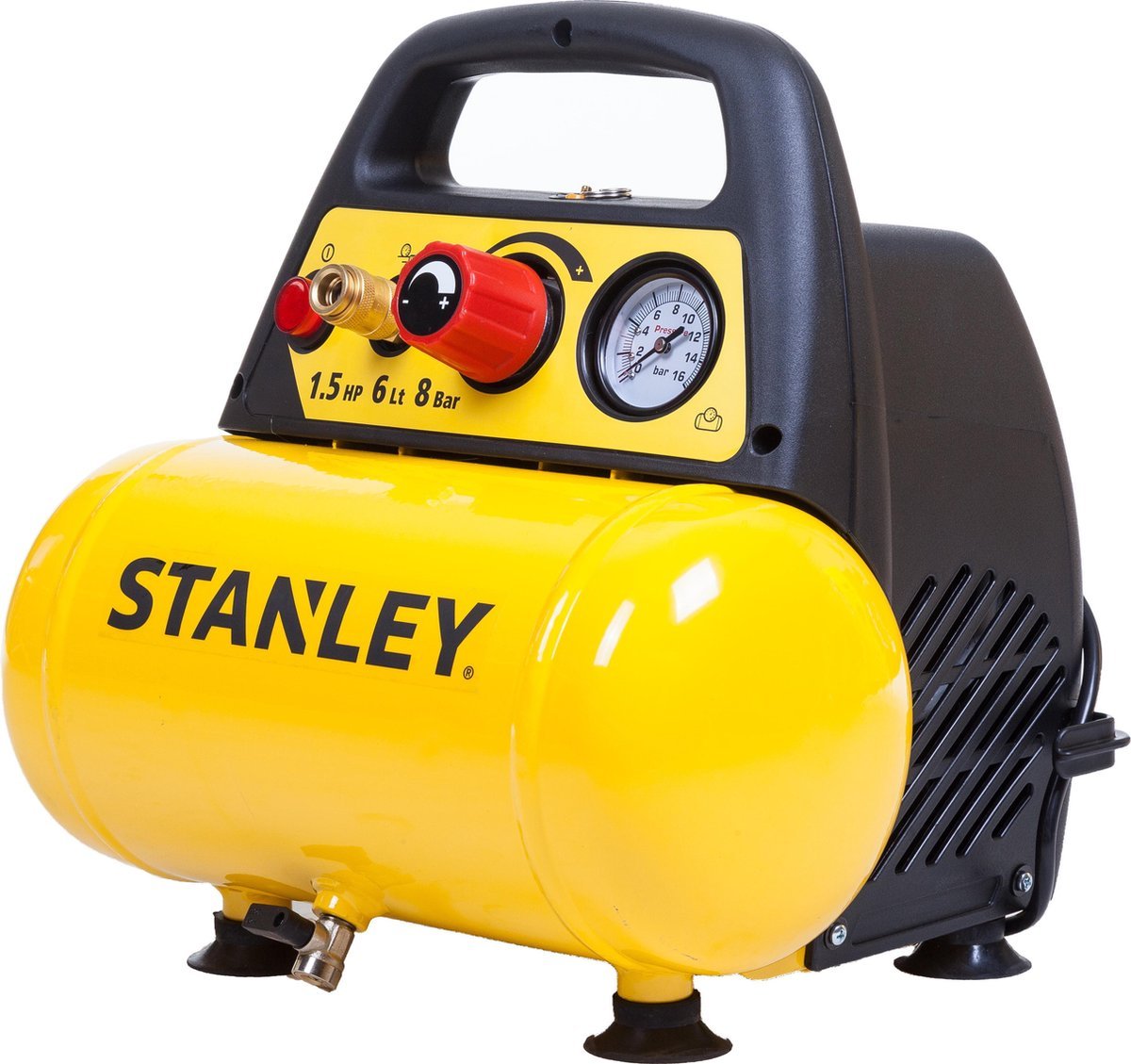 Stanley compressor DN200/8/6 - Krachtige draagbare luchtcompressor - Bivakshop