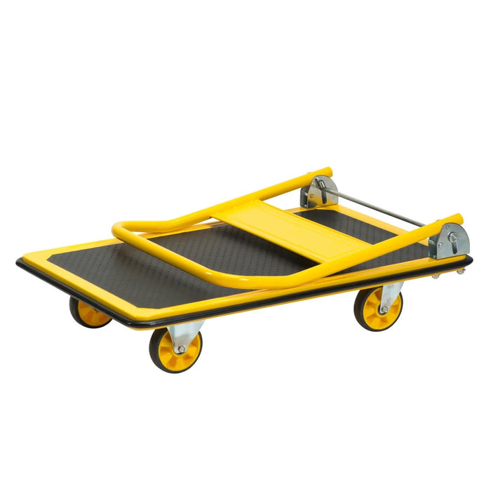 Stanley - Platformwagen – 300 kg Draagvermogen – Robuuste Transportwagen voor Zware Ladingen - Bivakshop