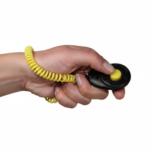 Starmark – Clicker Deluxe – Voor Training – Zwart / Geel - Bivakshop