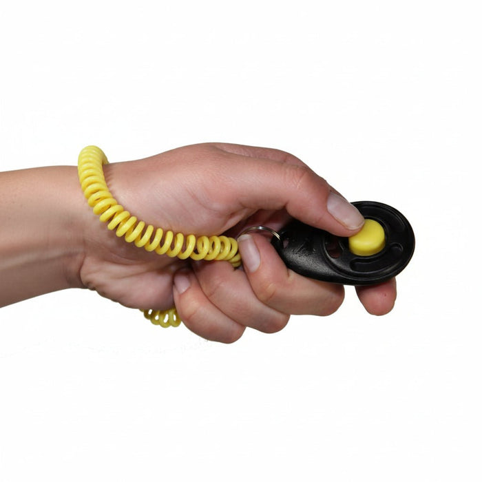 Starmark – Clicker Deluxe – Voor Training – Zwart / Geel - Bivakshop
