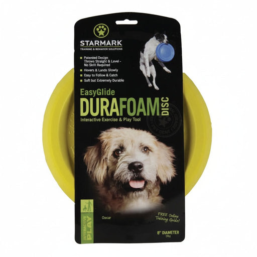 Starmark – Easy Glide DuraFoam Frisbee – Geel – Ø23 cm - Bivakshop
