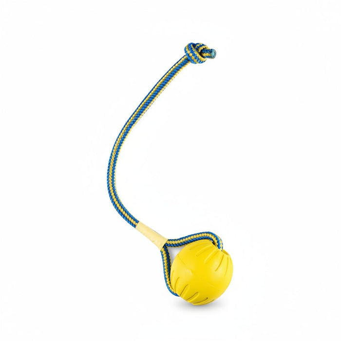 Starmark – Swing 'n Fling DuraFoam Fetch Ball – Maat M of L - Bivakshop