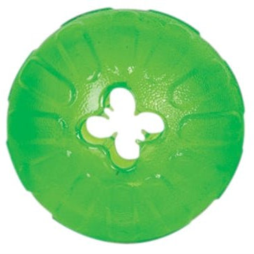 Starmark - Treat Dispensing Chew Ball - Interactieve Hondenpuzzel Groen - Niveau 1 (3 varianten) - Bivakshop