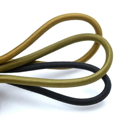 Sterk elastisch koord voor outdoor & DIY - 3mm/4mm multistrand elastisch touw in 4 kleuren - Bivakshop