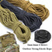 Sterk elastisch koord voor outdoor & DIY - 3mm/4mm multistrand elastisch touw in 4 kleuren - Bivakshop