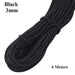 Sterk elastisch koord voor outdoor & DIY - 3mm/4mm multistrand elastisch touw in 4 kleuren - Bivakshop