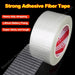 Sterke glasvezeltape – 50M transparante mesh enkelzijdige tape voor industriële verpakking & afdichting - Bivakshop