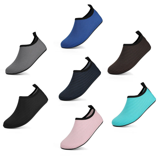 Summer Water Shoes Kids Aqua Socks Sneakers Boys Girls Swimming Shoes Beach Socks Childrens Casual Sneakers Striped Toddler - Bivakshop