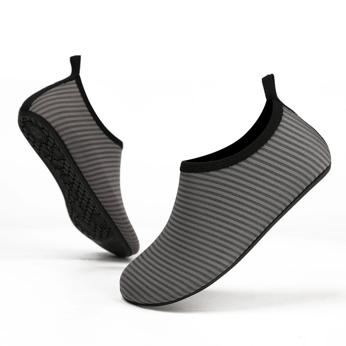 Summer Water Shoes Kids Aqua Socks Sneakers Boys Girls Swimming Shoes Beach Socks Childrens Casual Sneakers Striped Toddler - Bivakshop