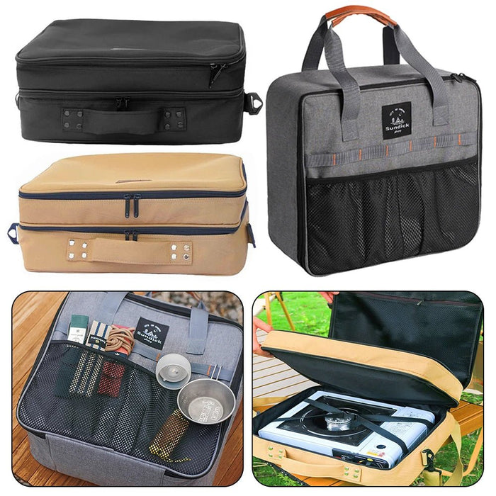 Sundick camping storage bag - dubbele organisatie & duurzaamheid - draagbaar & veelzijdig - Bivakshop