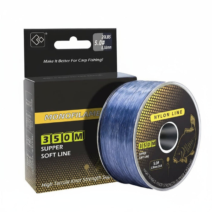 Supersterke Nylon Hoofdlijn (350m) – High - Abrasion Monofilament - Bivakshop