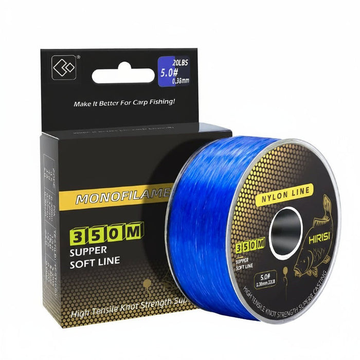 Supersterke Nylon Hoofdlijn (350m) – High - Abrasion Monofilament - Bivakshop