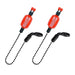 Swinger Beetindicator Set (2x) – Hanger Set met Verstelbare Lijnclip - Bivakshop