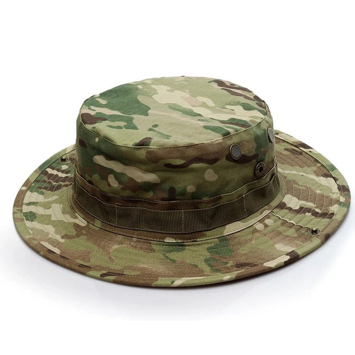 Tactical Camouflage Cap Military Hat Army Caps Men Women Outdoor Sports Sun Boonie Bucket Fishing Hiking Hunting Climbing Hats - Bivakshop