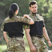 Tactisch camouflage pak – Ademend combatshirt en cargoshorts voor outdoor en hiking - Bivakshop