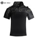 Tactisch camouflage pak – Ademend combatshirt en cargoshorts voor outdoor en hiking - Bivakshop