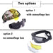 Tactische bril - Winddicht - Anti - uv bescherming - Bivakshop