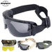 Tactische bril - Winddicht - Anti - uv bescherming - Bivakshop