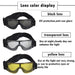Tactische bril - Winddicht - Anti - uv bescherming - Bivakshop