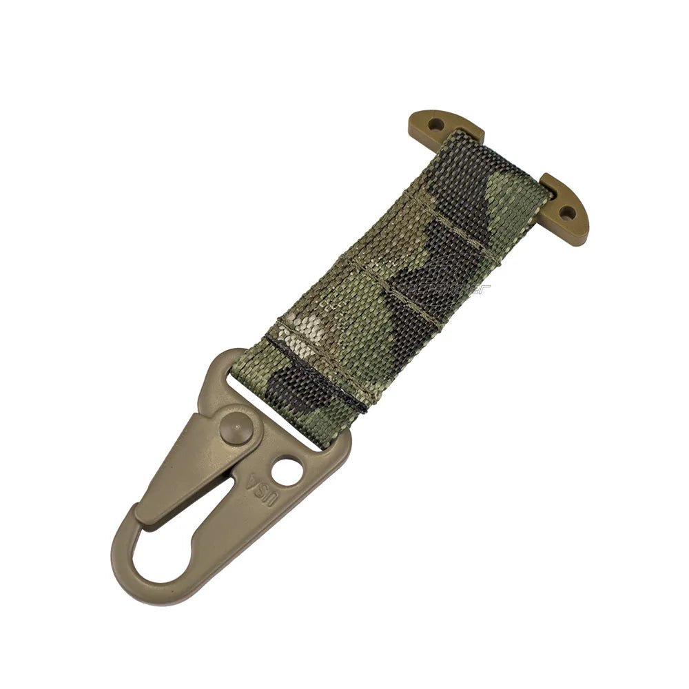 Tactische clash haak hangende karabijnhaak - ICB molle webbing clip olecranon metaal - Bivakshop