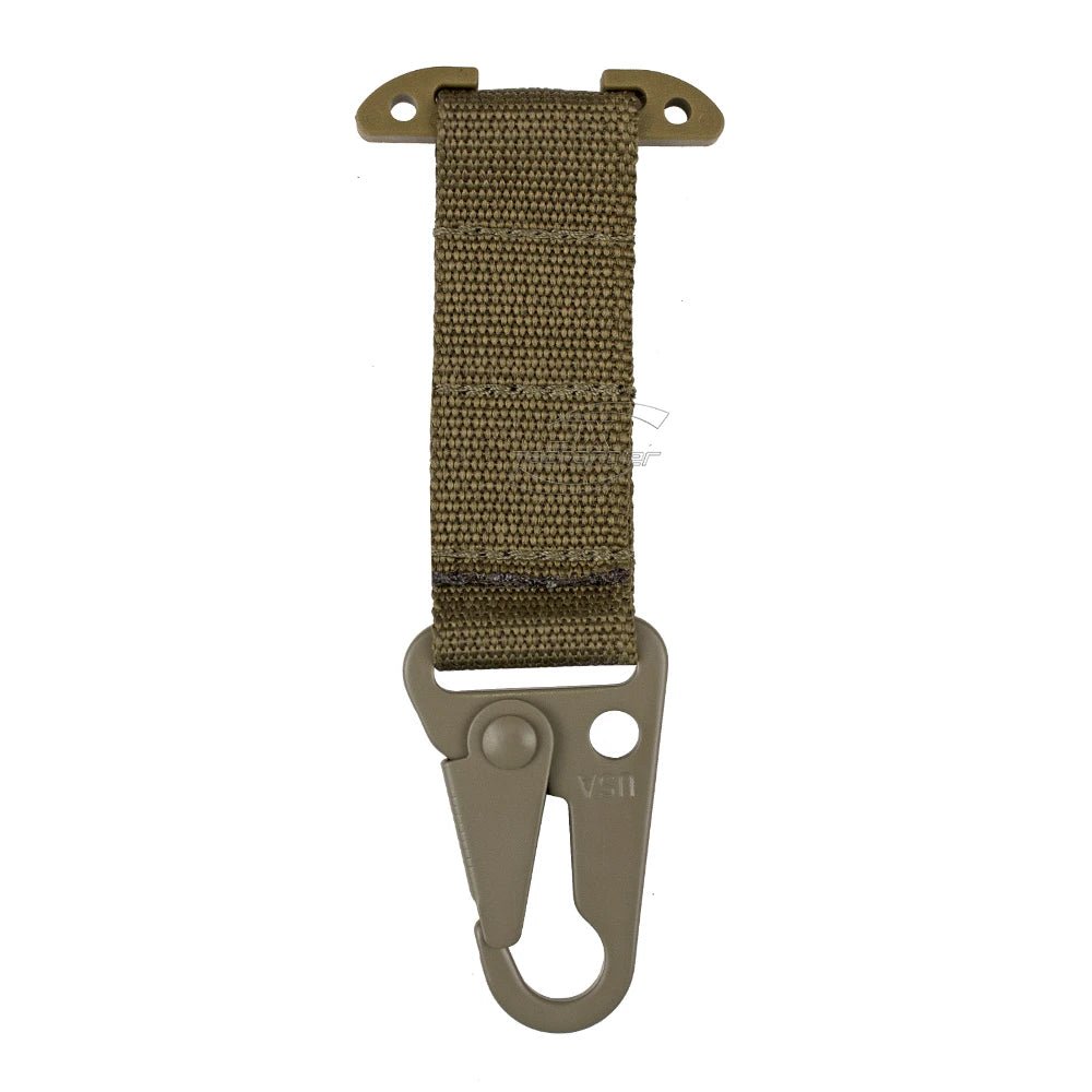 Tactische clash haak hangende karabijnhaak - ICB molle webbing clip olecranon metaal - Bivakshop