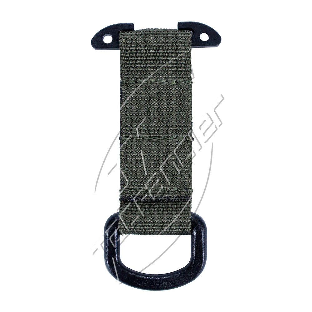 Tactische clash haak hangende karabijnhaak - ICB molle webbing clip olecranon metaal - Bivakshop