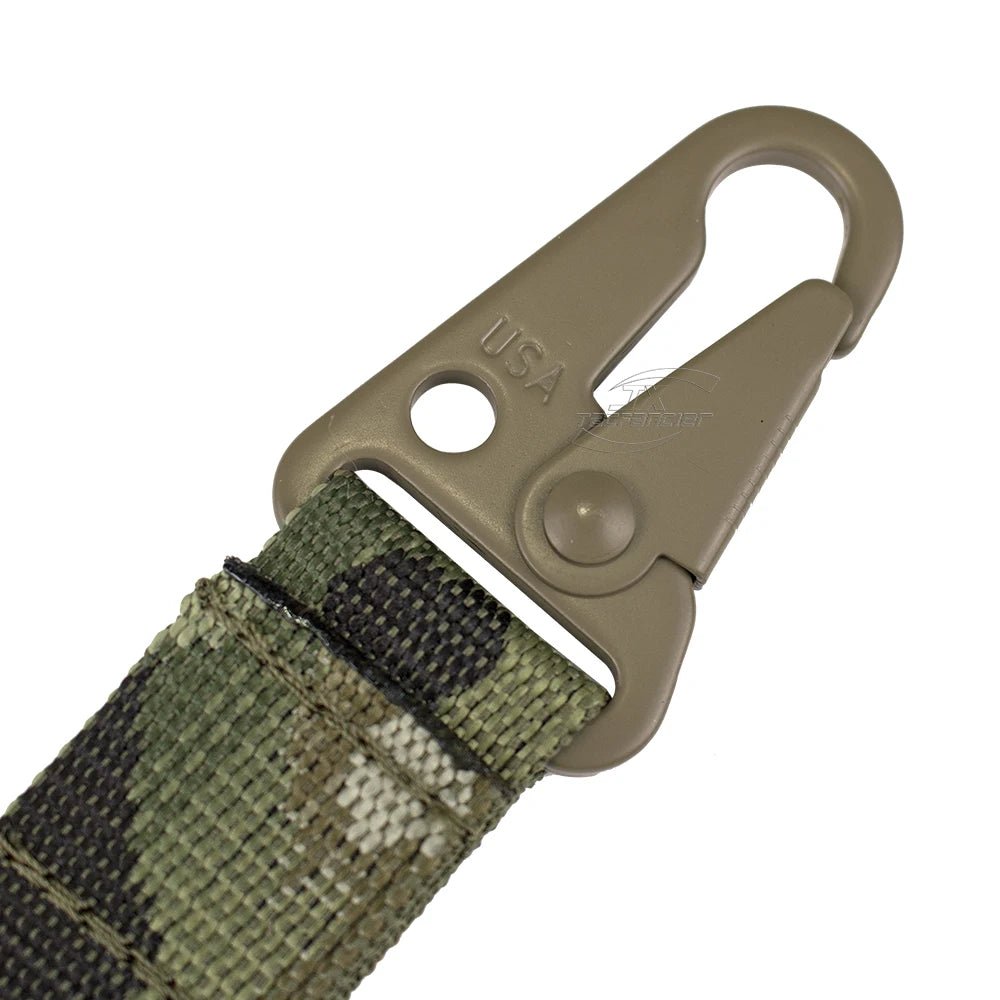 Tactische clash haak hangende karabijnhaak - ICB molle webbing clip olecranon metaal - Bivakshop