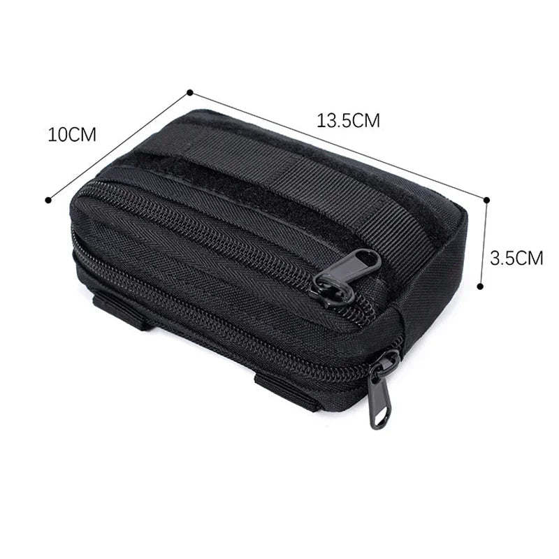 Tactische heuptas met Molle - systeem - Dubbelgelaagde outdoor tas voor klimmen, camping en jagen - Bivakshop